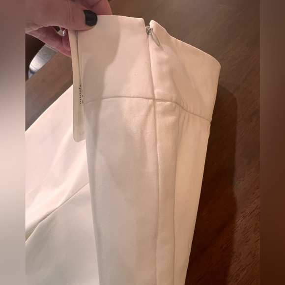 Akris Punto High Waisted Cotton Stretch straight trousers. Size 10 Off White NWT - Picture 6 of 8